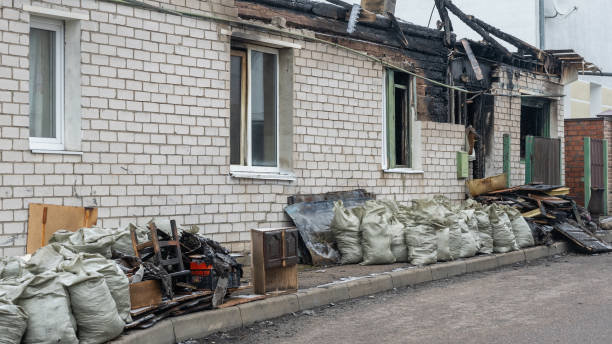 Professional Fire Damage Repair technician working in Lanham, MD